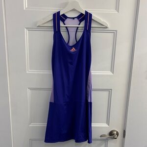 Adidas Purple and Orange Tennis Dress + bra and short